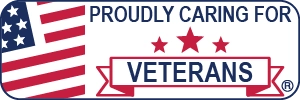 Proudly Caring For Veterans Logo